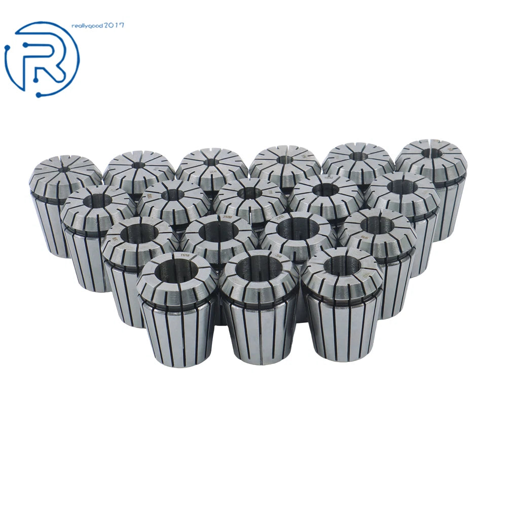 18Pcs ER32 Collet Set for CNC Metalworking (Precision)
