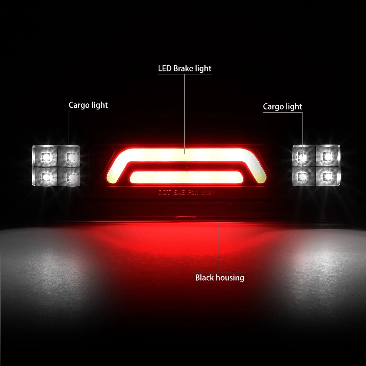 LED Bar Third Tail Brake Light for Ram 1500 2500 (2002–2009)