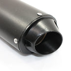 38mm Matt Black Alloy Exhaust Muffler + Clamp for PIT Trail Dirt Bike (125cc-150cc)