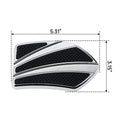 Chrome Large Brake Pedal Pad for Harley Touring Street Electra Glide (1980–2023)