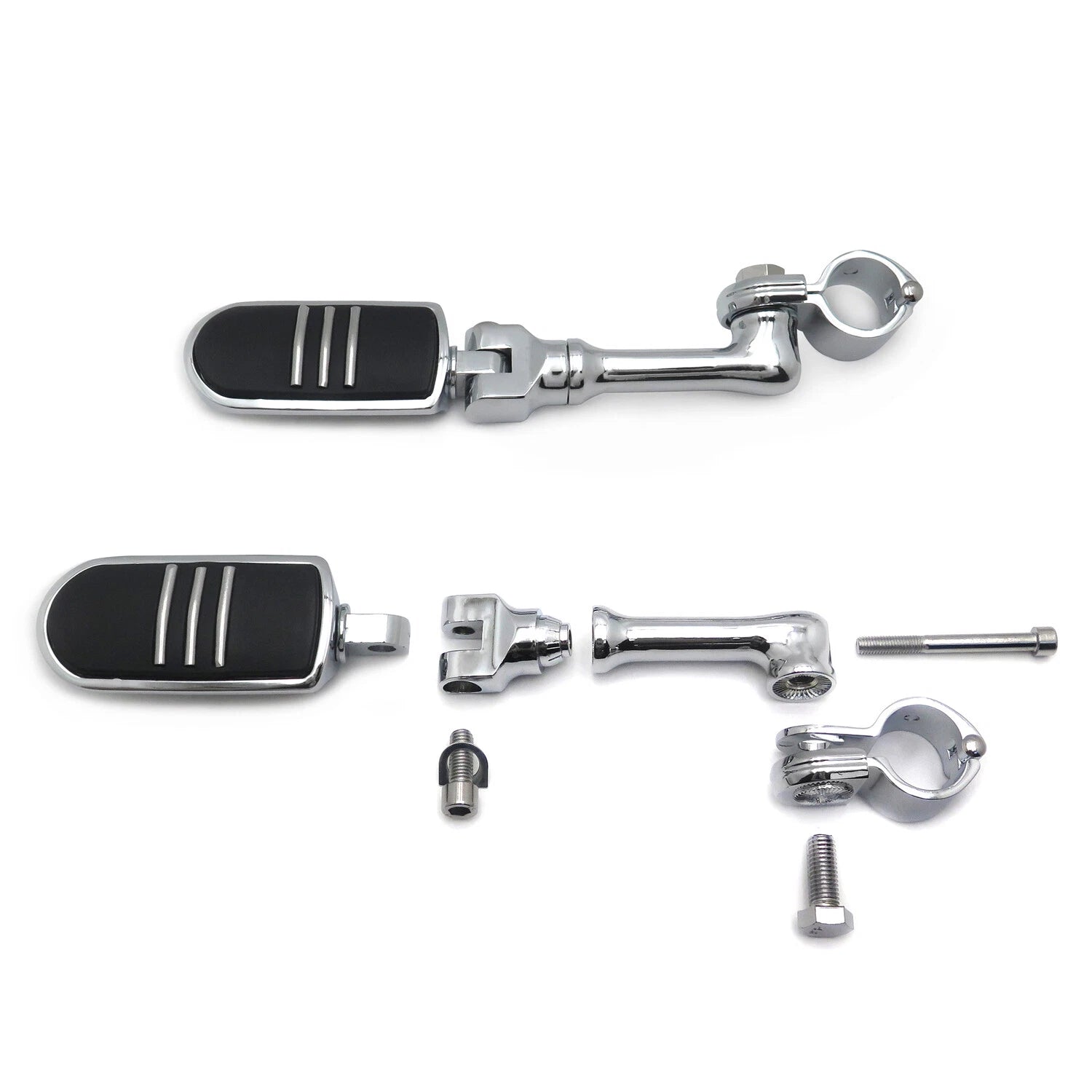 Streamliner Footpegs for Highway Engine Guard Crash Bar (1.25")