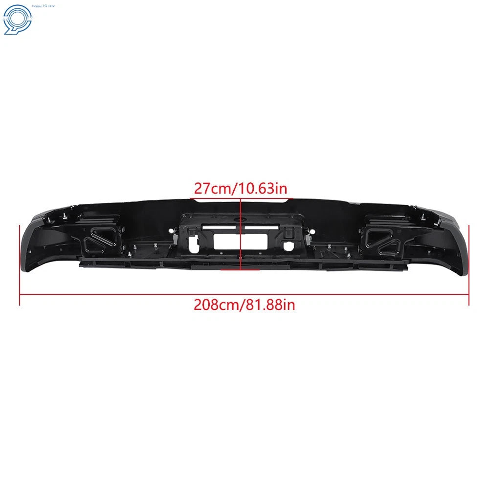 Rear Bumper Assembly for Chevy Silverado GMC Sierra 2500 (2015–2019) Black