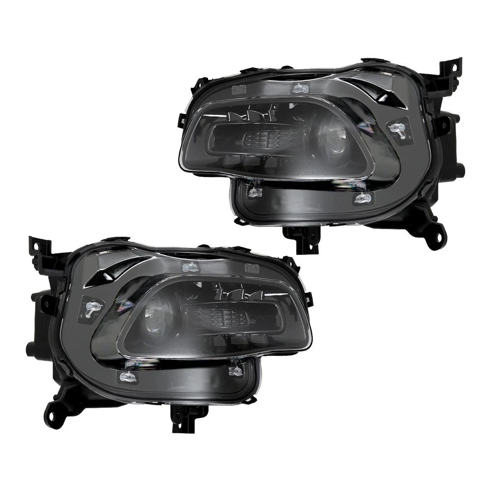 2X Headlight Assembly Set for Jeep Cherokee (2014–2018) Clear Lens HID