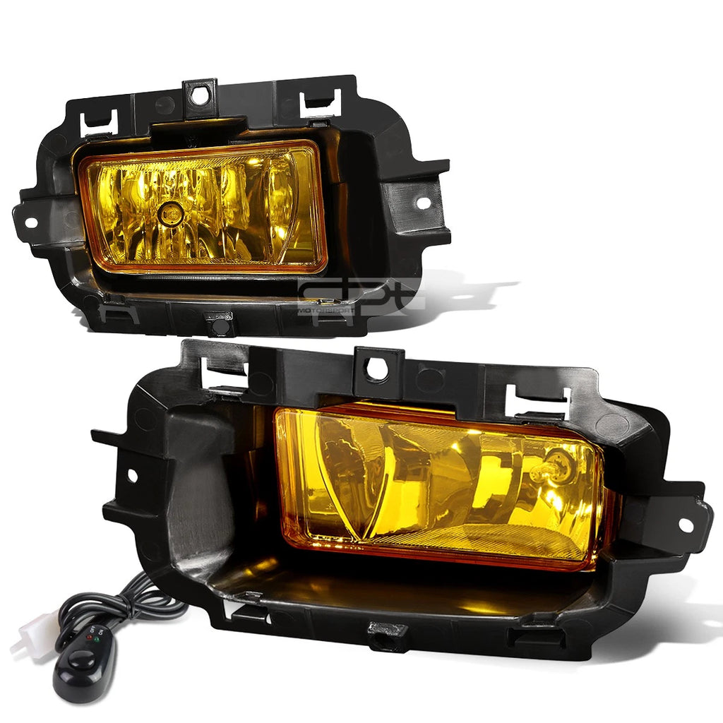 Fog Light Lamp Pair + Switch Kit for Chevrolet Silverado 1500 (2014–2015)