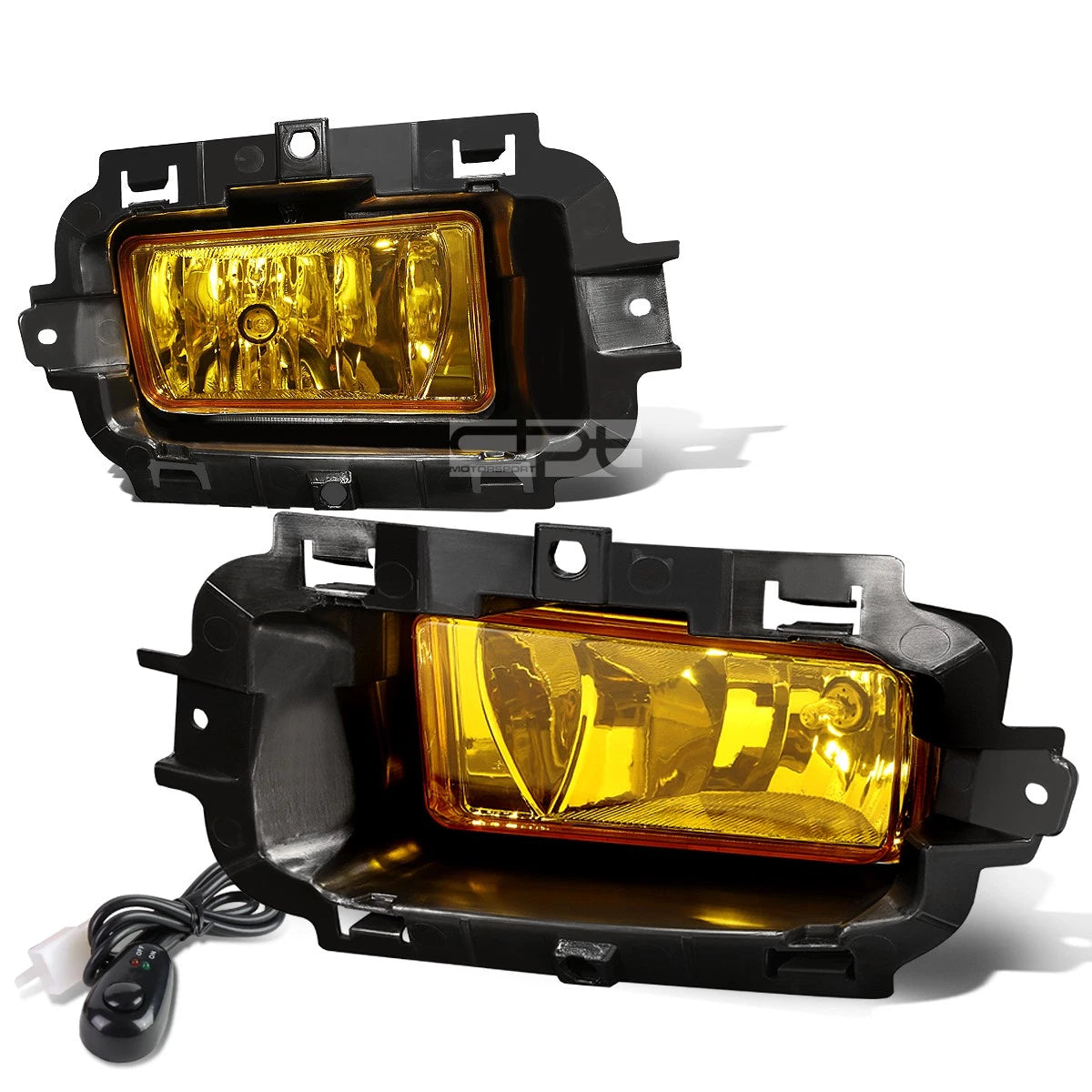 Fog Light Lamp Pair + Switch Kit for Chevrolet Silverado 1500 (2014–2015)