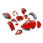 Fairings Body Kit for Harley CVO Road Glide (2015–2024) Pearl Red & Silver Gray