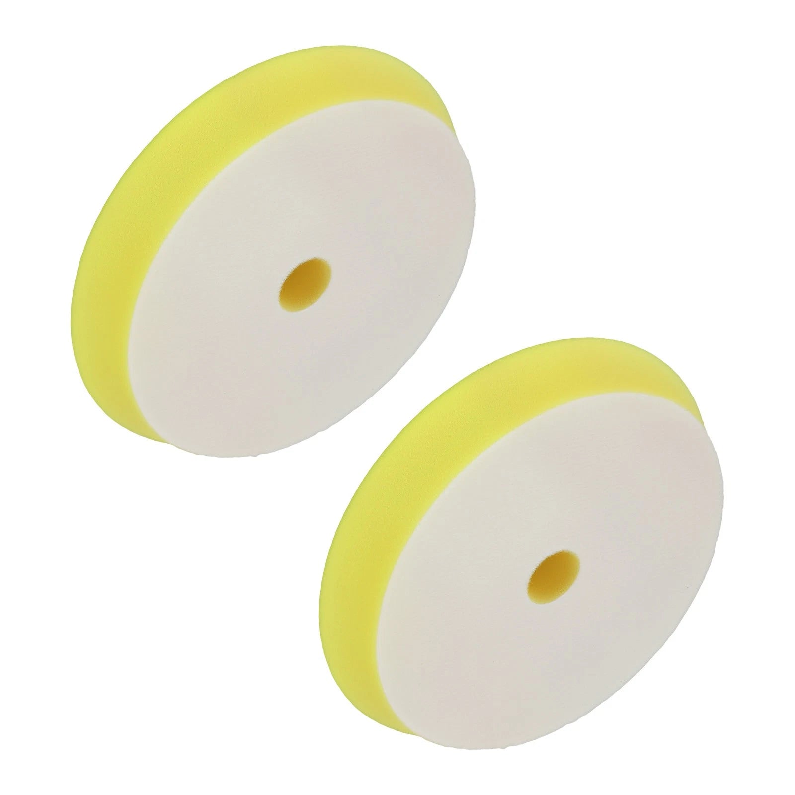 2x 6" Yellow Foam Car Buffing Sponge Pads for 5" Backing Plate (2024–2024)