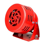 High Decibel Red Alarm Siren for AC110V DC12V DC24V Applications
