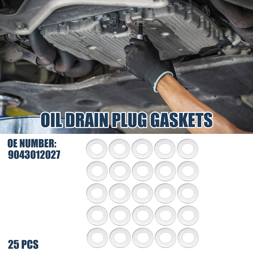 25pcs Oil Drain Plug Gaskets 12mm ID No. 9043012027 for Toyota 4Runner (1990–1994)