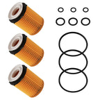 3x Oil Filter Element for Mercedes-Benz GLA250 GLC300 SLC300 2015-2017 HU7116z