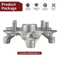 Set of 2 Front & Rear Wheel Hubs for Yamaha Kodiak 450 YFM450 (2018–2024)