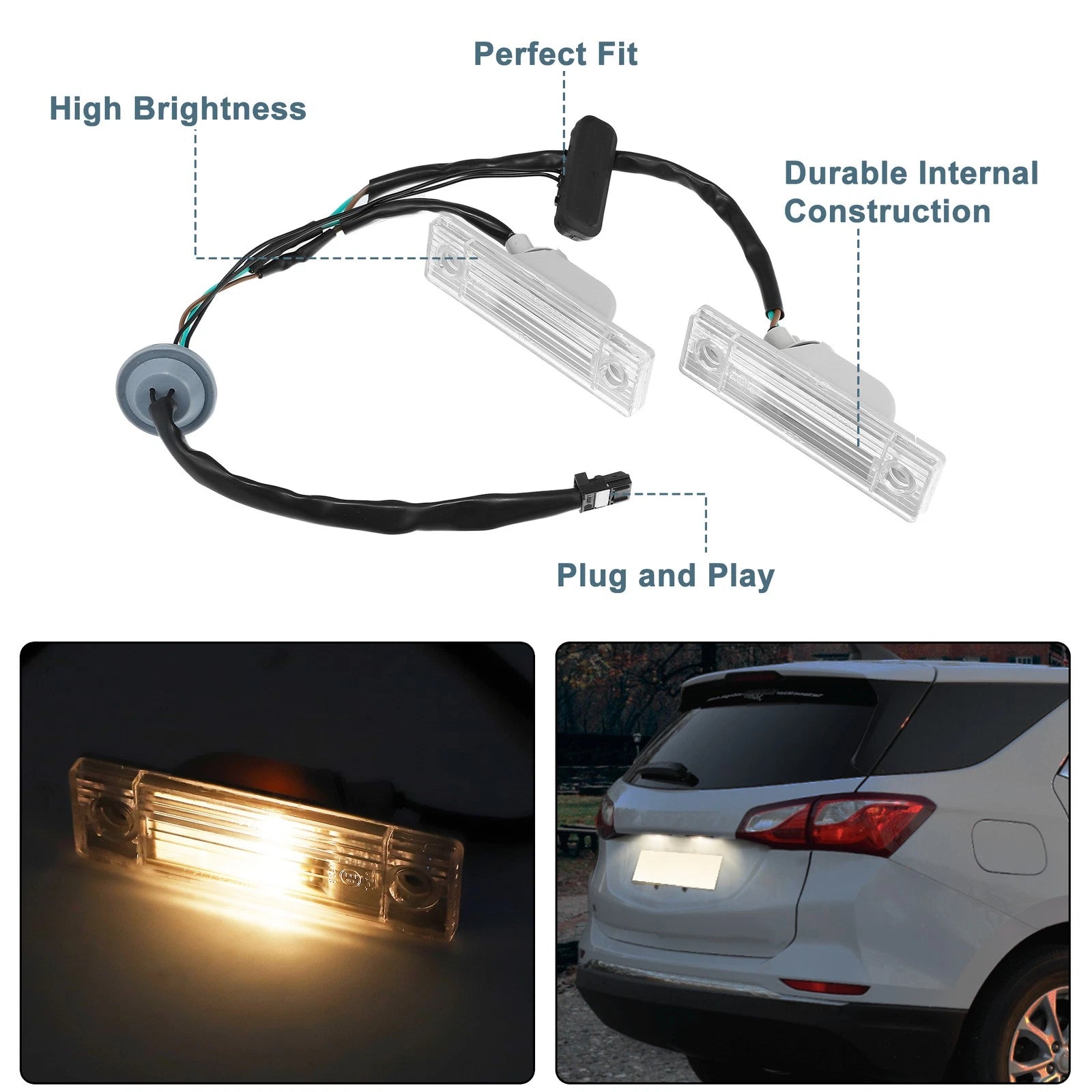 Trunk Tailgate Handle Release Switch with License Plate Lamp for [Make Model]  95107229