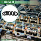 Set of 5 Oil Seal Rotary Shaft Seal NBR Rubber 35x55x7mm