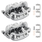 Front Pair Brake Calipers With Bracket for Nissan Xterra 2000–2004 (Frontier 2003–2004)