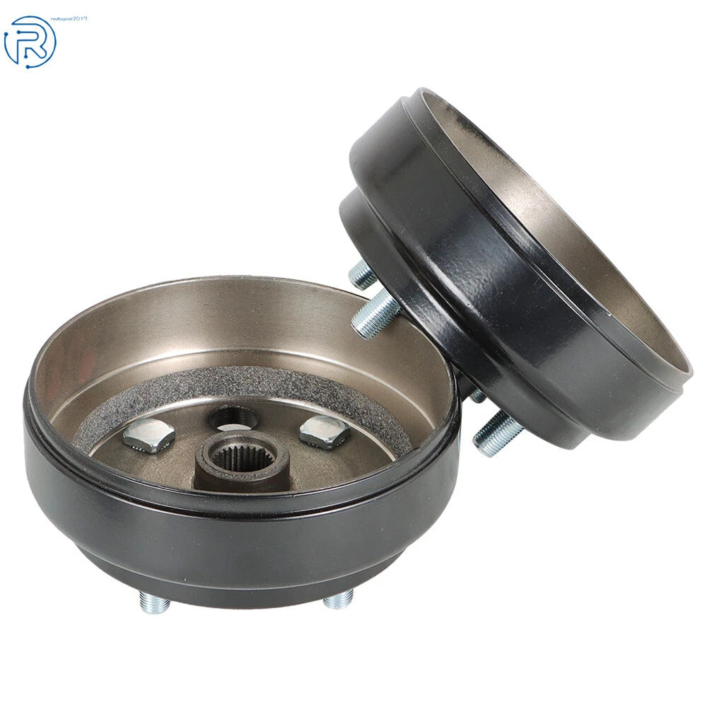 2X 21807G1 Rear Wheel Brake Hub Drum 30 Spline for EZGO RXV (1991–Present)