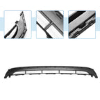 Front Lower Hood Bumper Grille for Audi Q7 (2010–2015) Black ABS Plastic
