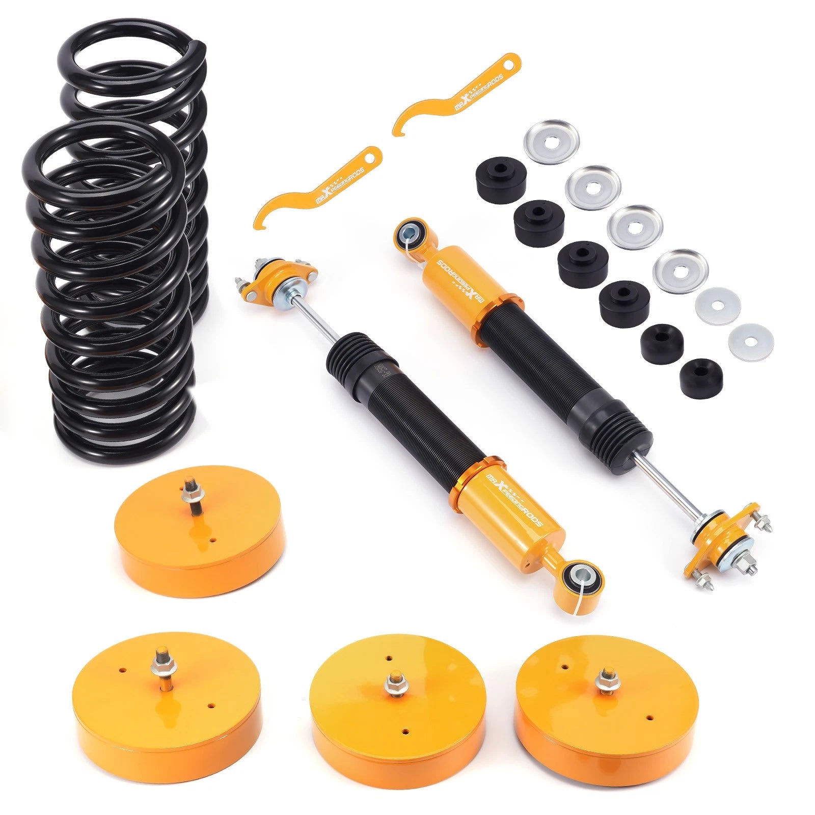Set of 2 Rear Air to Coil Suspension Shock Absorbers for Lincoln Mark VIII (1993–1998)