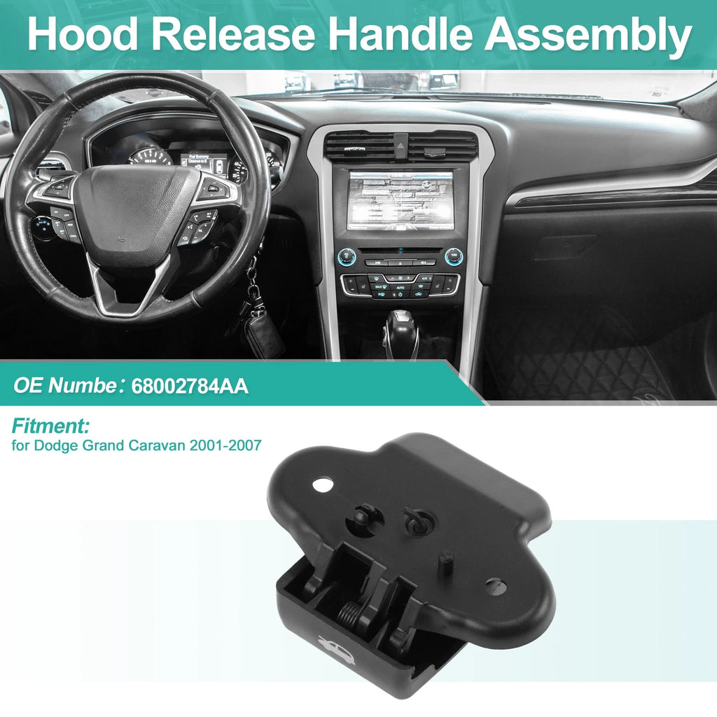 Hood Latch Release Handle for Dodge Grand Caravan (2001–2007) No.68002784AA