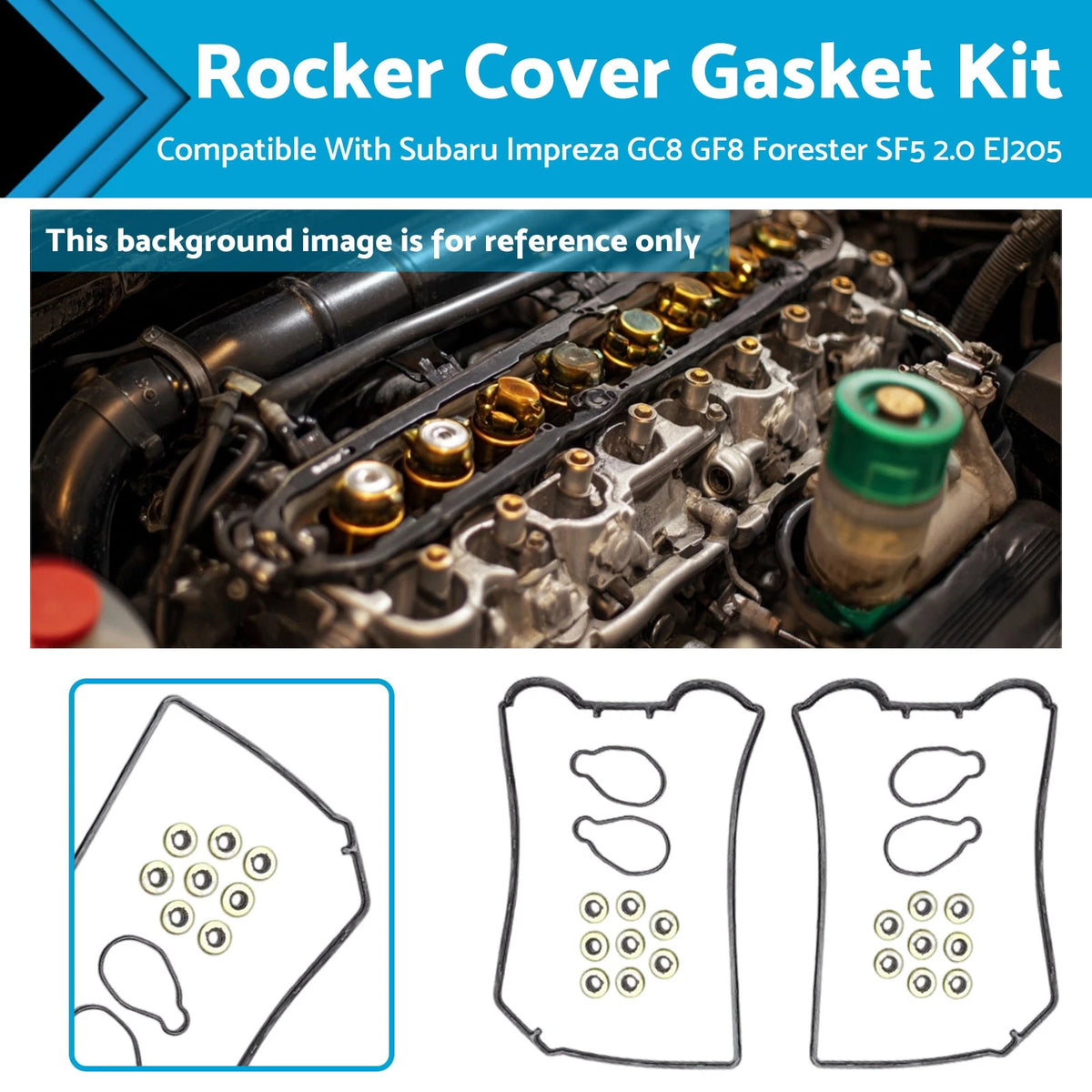 Rocker Cover Gasket Kit for Subaru Impreza WRX GC8 GM8 (1998–1999)