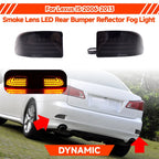 LED Rear Bumper Reflector Fog Light w/Turn Signal for Lexus IS (2006–2013)