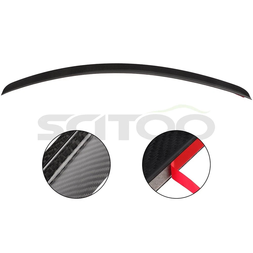 Trunk Spoiler Wing for Mercedes Benz W204 C-Class Sedan (2008–2013) Carbon Fiber