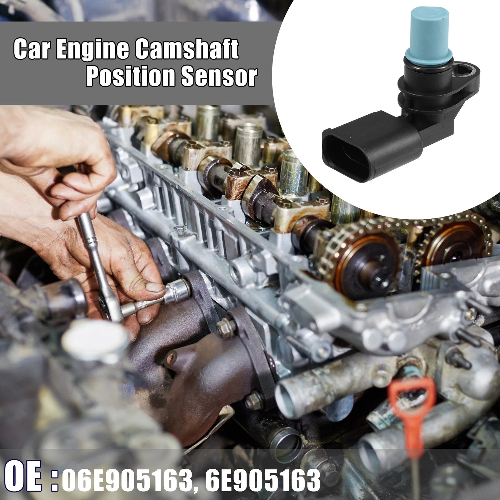 Camshaft Position Sensor No.06E905163 for Audi Allroad C5 4.2 V8 (2002–2005)