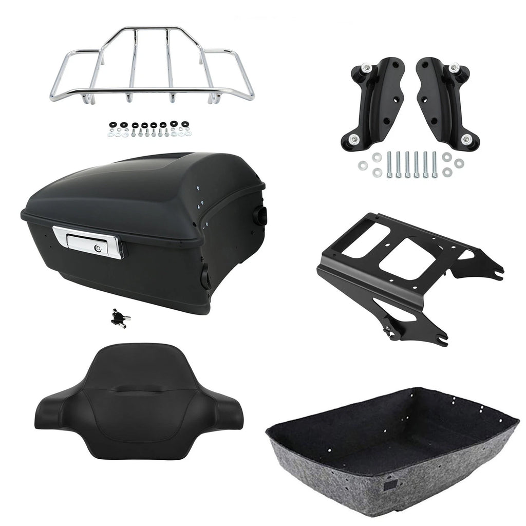 Trunk Backrest Rack Mount for Harley Electra Glide (2009–2013)