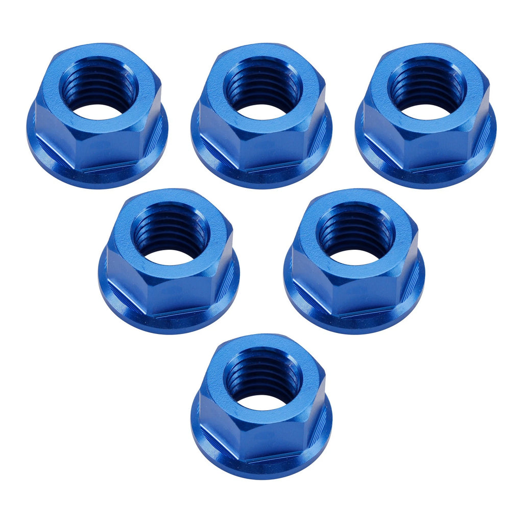 Rear Sprocket Nut Kit M10x1.5mm Blue for Aprilia RSV RSV4 1000R (2004–2016)