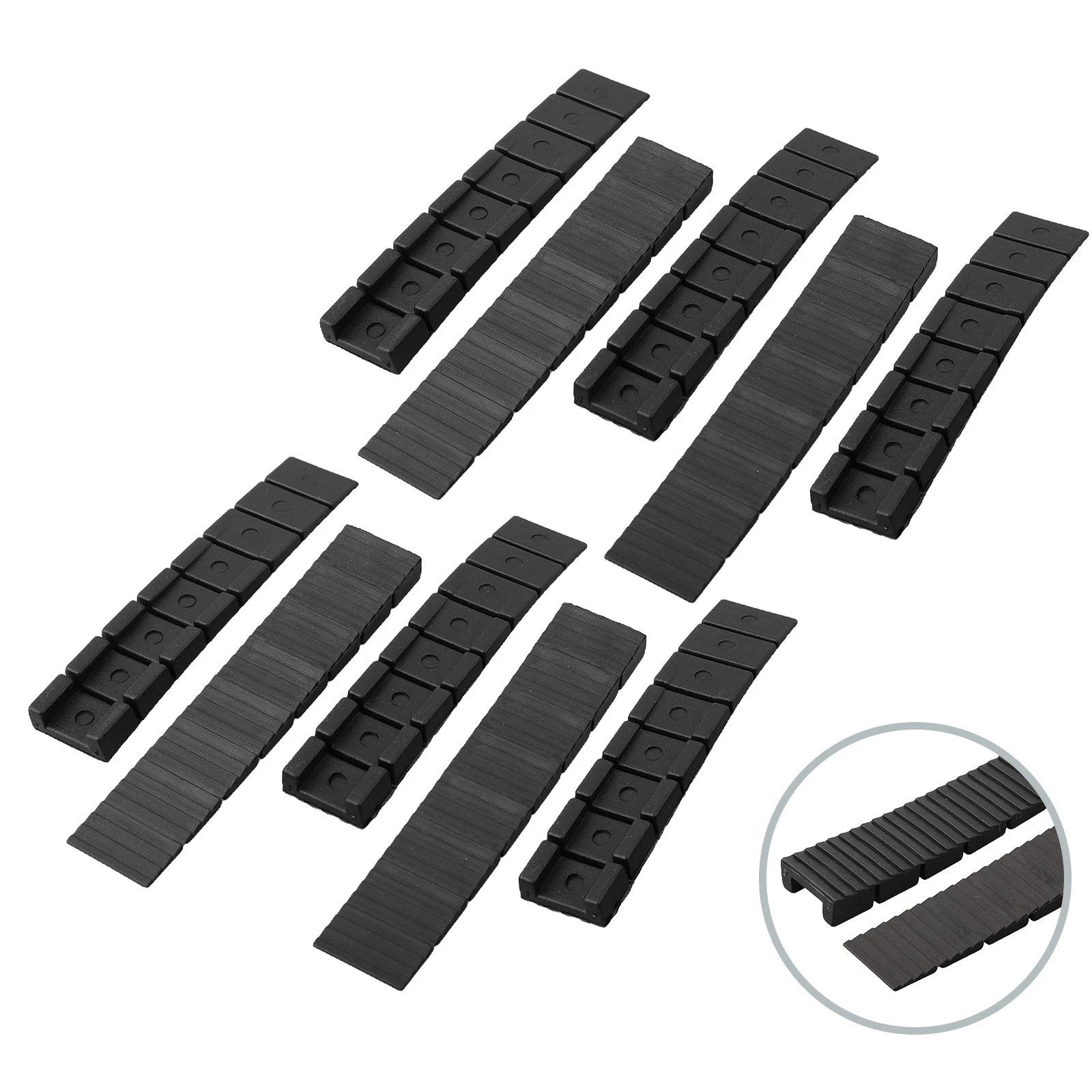 Set of 10 Furniture Levelers for Stabilizing All Types of Furniture