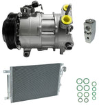 A/C Compressor Kit with Condenser for Dodge Dart 2.4L (2015–2016)