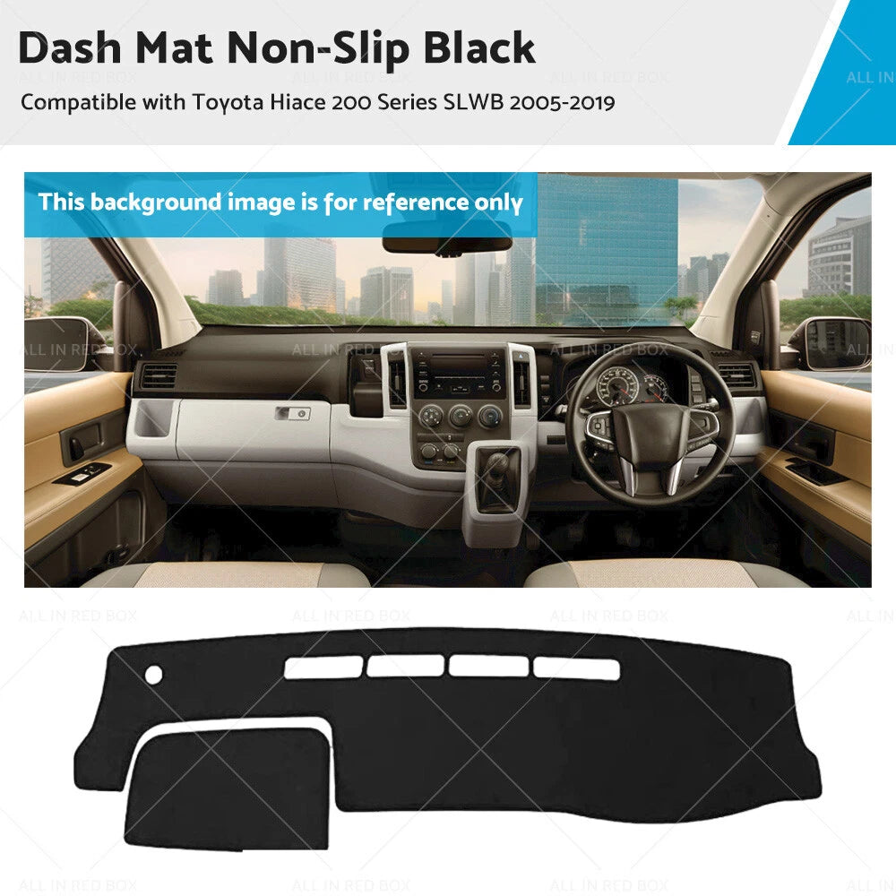 Dash Mat for Toyota Hiace 200 Series SLWB (2005–2019)