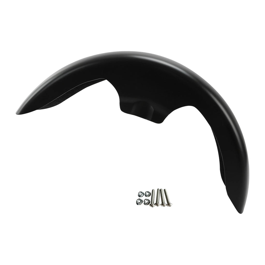 Unpainted Black Front Fender for Harley Touring Road Glide (2009–2023)