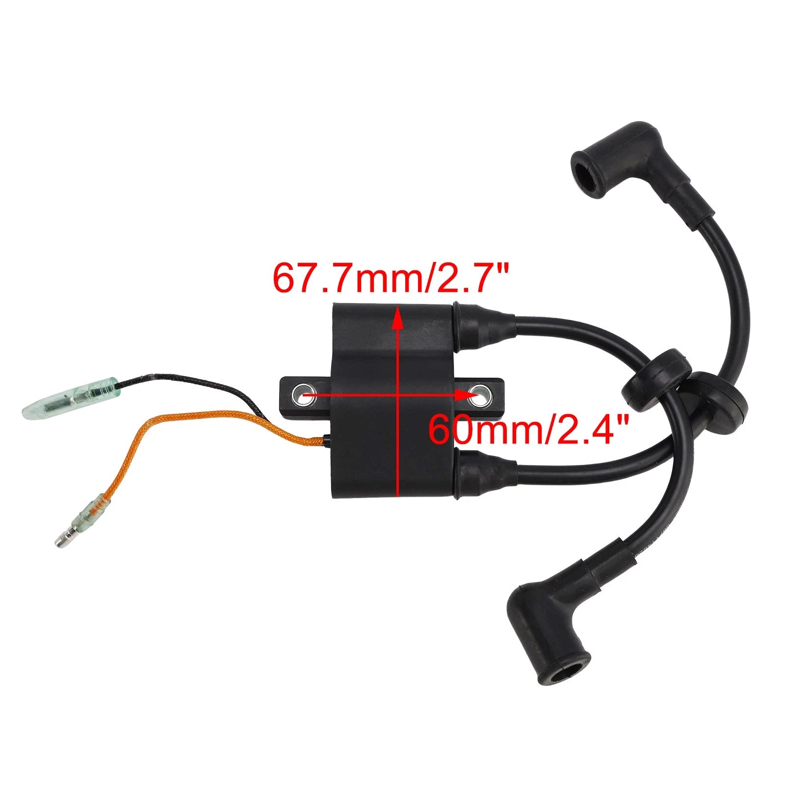 Ignition Coil for Yamaha 40HP K40J M(W/)S/L (1994–2003) 6F5-85570-11 6F6-85530-00