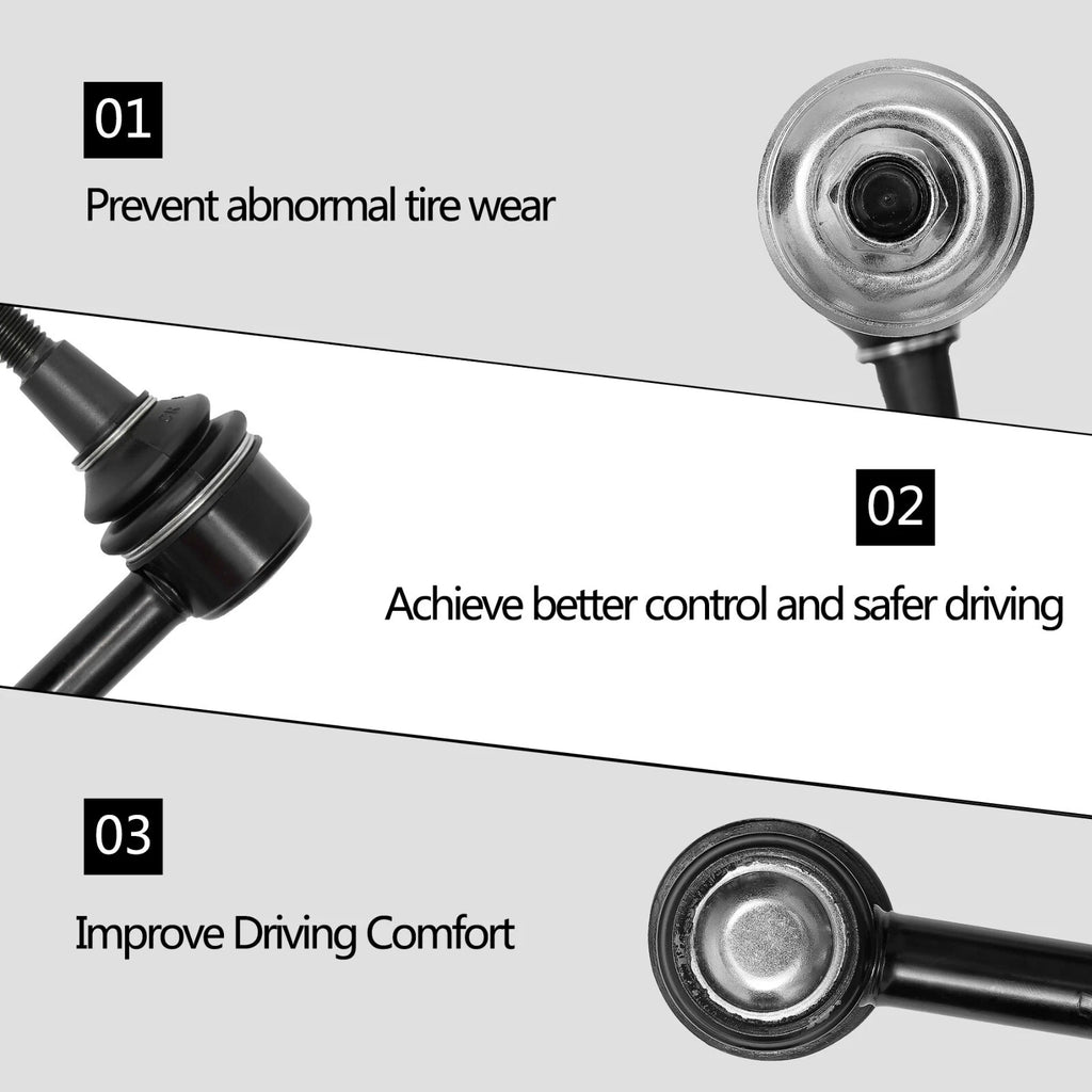 Front Stabilizer Sway Bar End Links for Dodge Ram 2500 3500 (2003-2005)