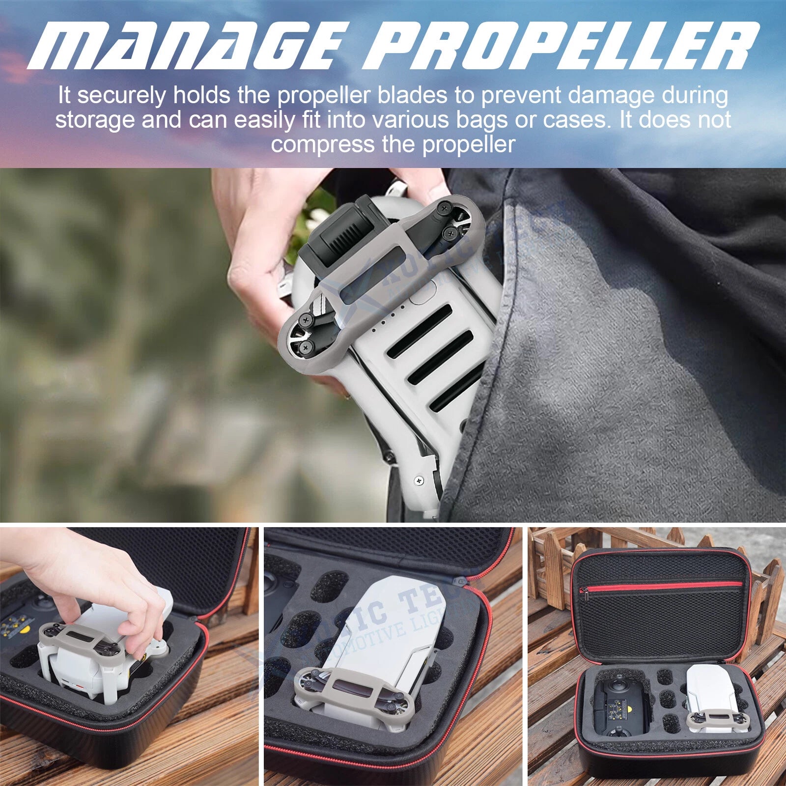 Propeller Paddle Holder Guard for DJI Mavic Mini 4K / Mini 2 (2024-2024)