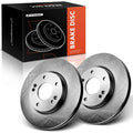 Front Disc Brake Rotors for Hyundai Elantra, Kona, Veloster, Venue, Kia Forte, Soul (2011–2023)