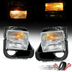 Left & Right Clear Fog & Signal Lens Light Set for Cadillac CTS-V (2004–2007)