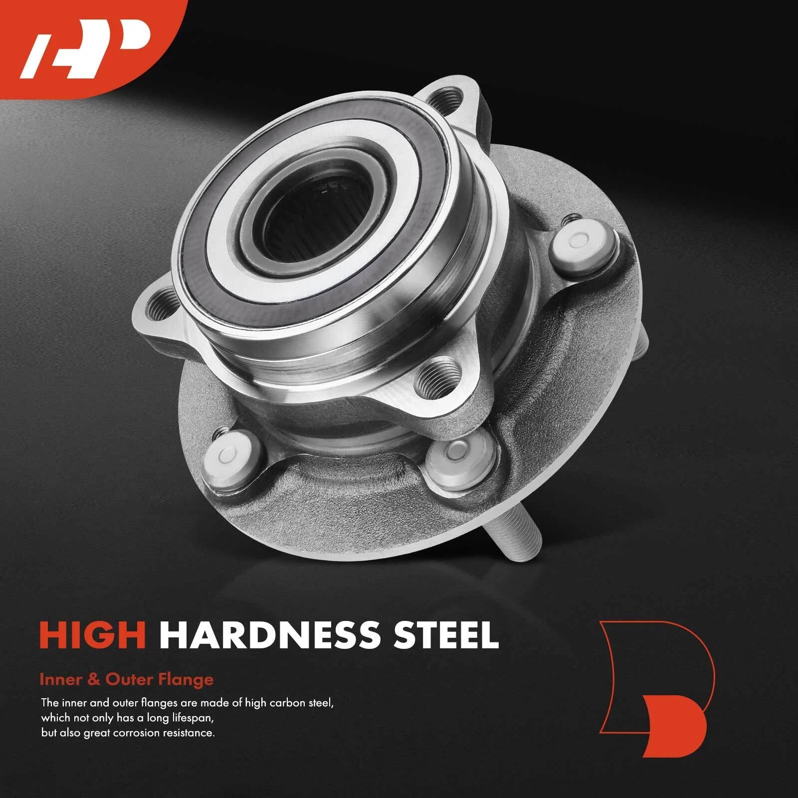 2X Wheel Hub & Bearing Assembly for Hyundai Elantra Kia