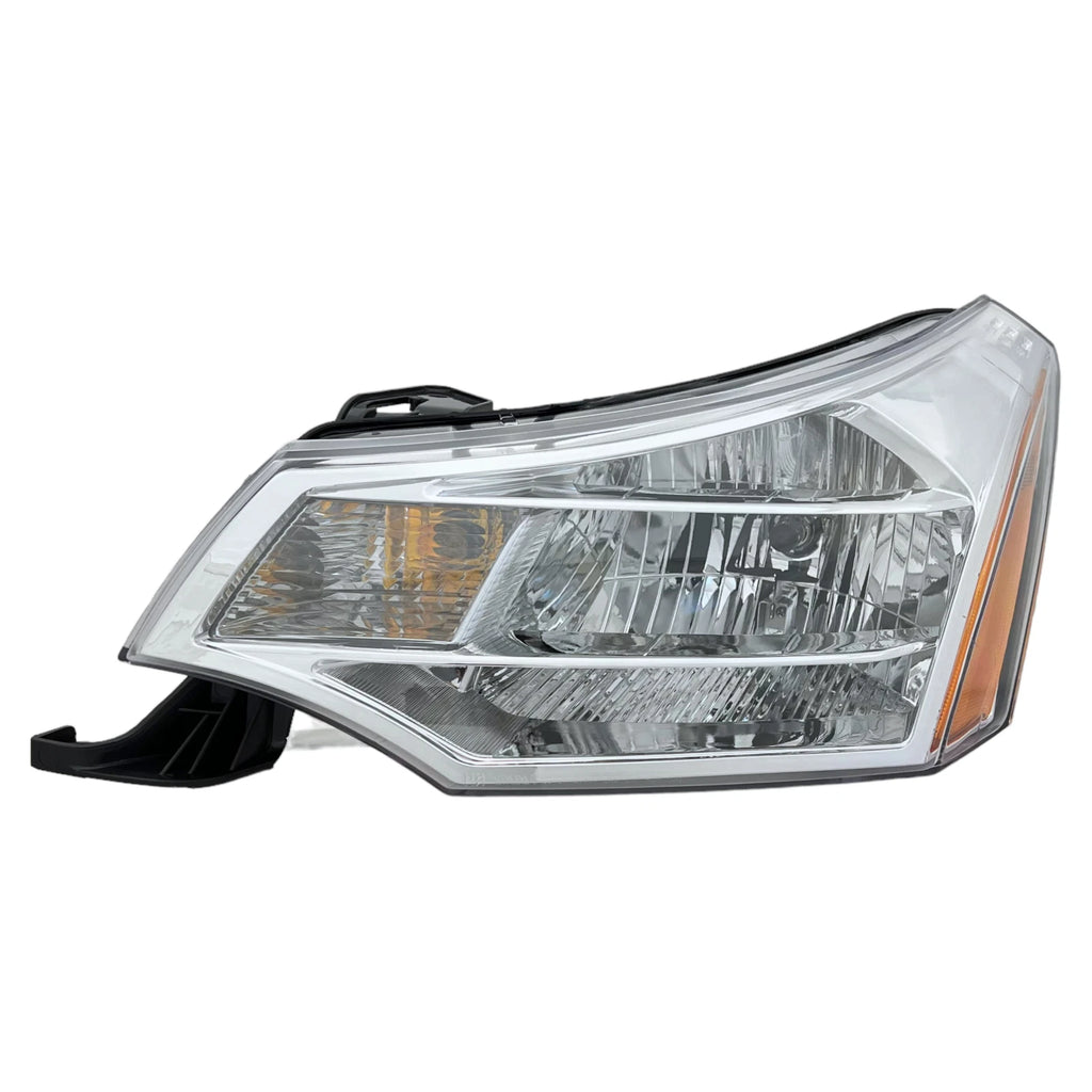 Driver Halogen Headlight with Bulb for Ford Focus (2008–2011) Chrome Trim