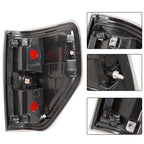 Tail Light Assembly for Ford F-150 (2009–2014) Red/Clear Left Side
