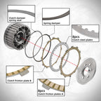 Clutch Pressure Plate & Friction Steel Kit for Harley Electra Glide (2004–2010)
