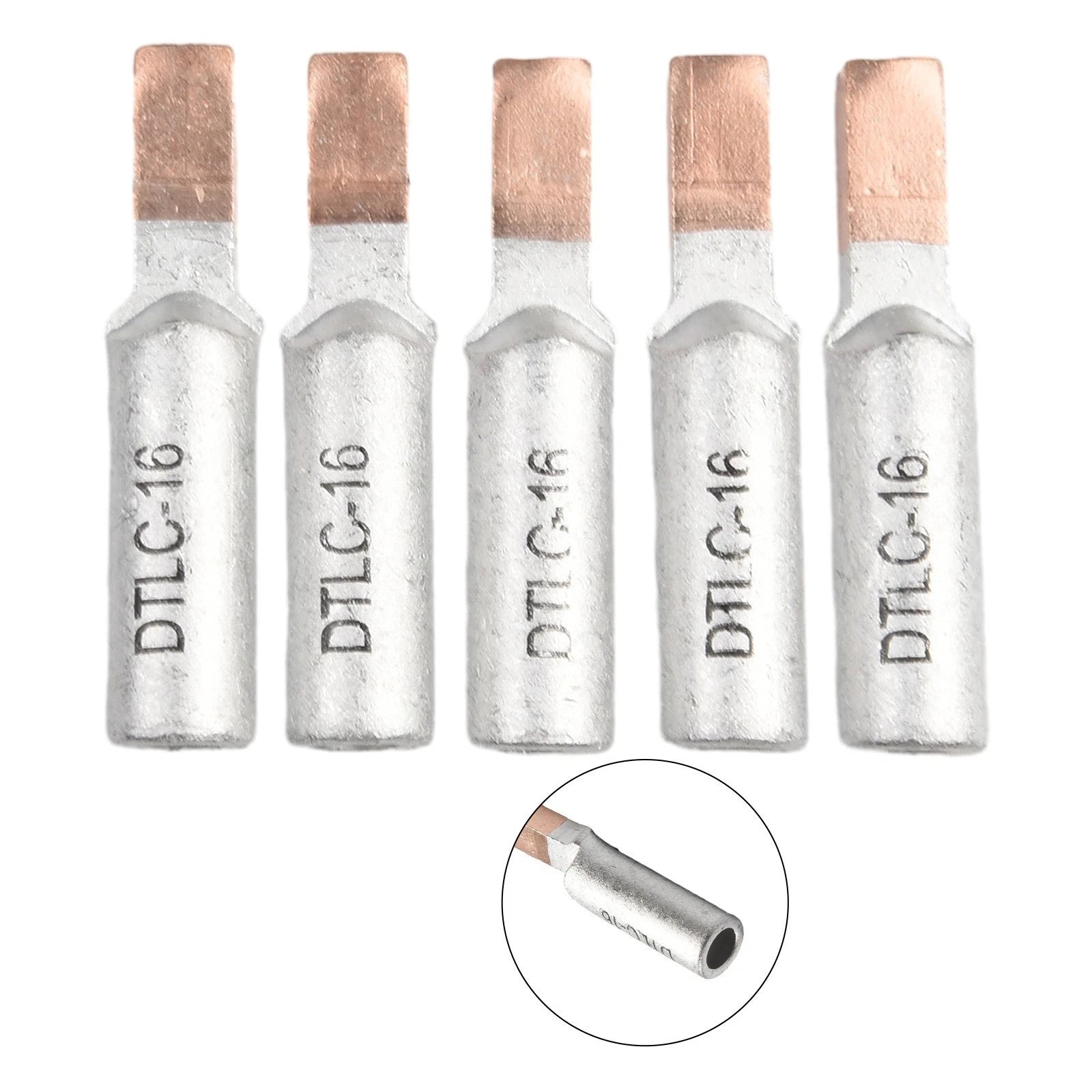 5X Wire Connector Terminal Crimping Pins for Universal Applications (Copper/Aluminum)