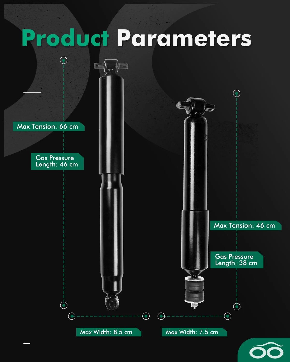 Full Set Shocks Struts for Chevrolet Express 2500 (2003–2013)