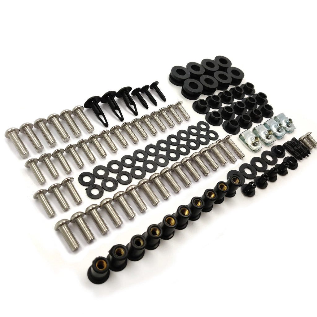 Complete Fairing Bolt Kit for Kawasaki Ninja 250 EX250R (2008–2012)
