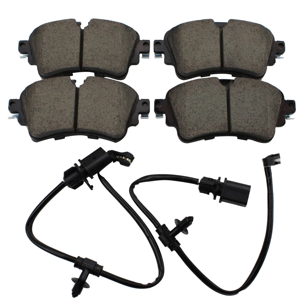 Set of 4 Akebono Euro Rear Ceramic Brake Pads for Audi A5 Quattro (2017–2019), Q5 (2018–2019), SQ5 (2020)