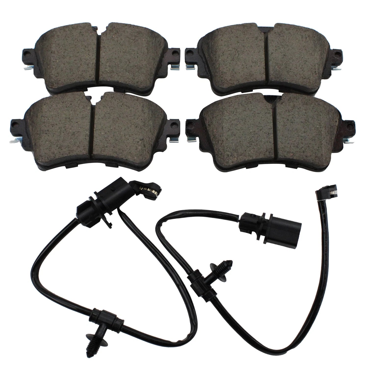 Set of 4 Akebono Euro Rear Ceramic Brake Pads for Audi A5 Quattro (2017–2019), Q5 (2018–2019), SQ5 (2020)