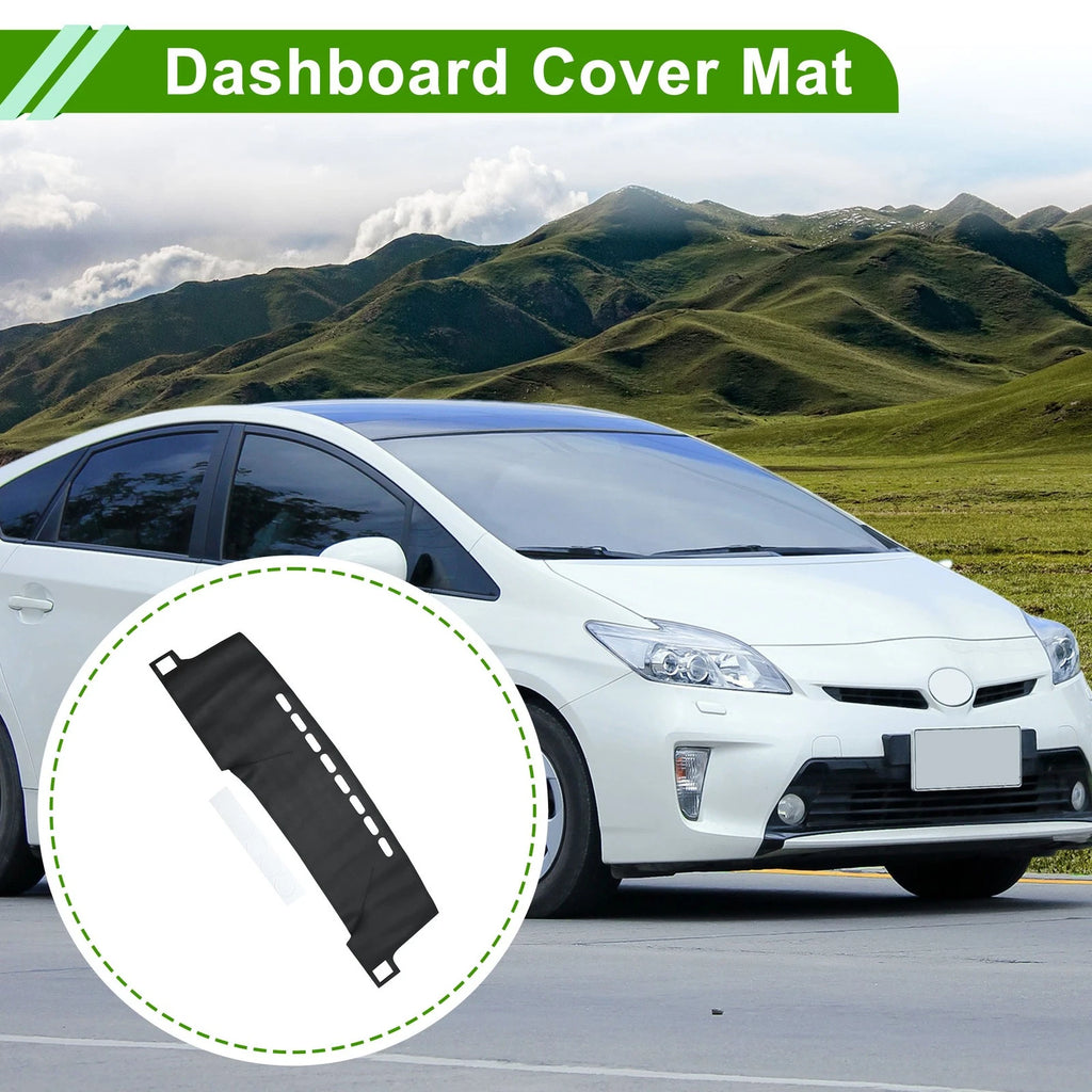 Dashboard Cover for Toyota Prius C (2012–2019) Dash Mat Carpet Black