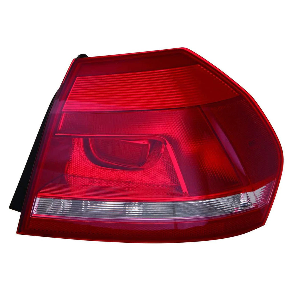 Replacement Passenger Outer Tail Light Assembly for 2012-15 Volkswagen Passat
