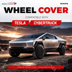 Set of 4 Wheel Rim Covers for Tesla Cybertruck (2021–2023) Matte Black