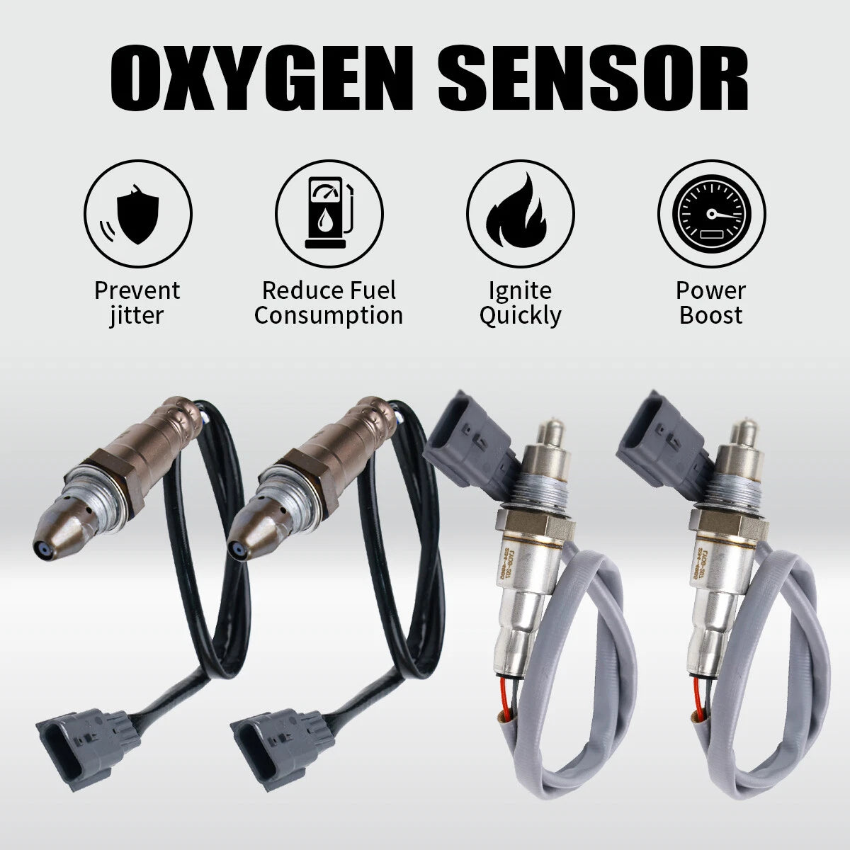 Set of 4 OEM Up & Downstream Oxygen O2 Sensors for Nissan Murano Pathfinder (2015–2019)